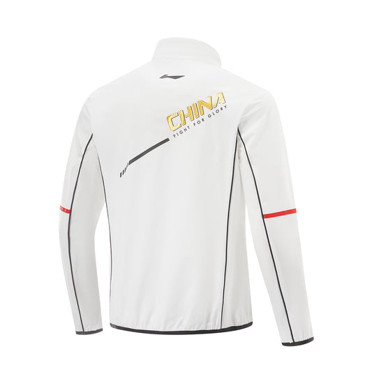 Herren China National Team Trainingsjacke 2025 weiß - AYYV011-3