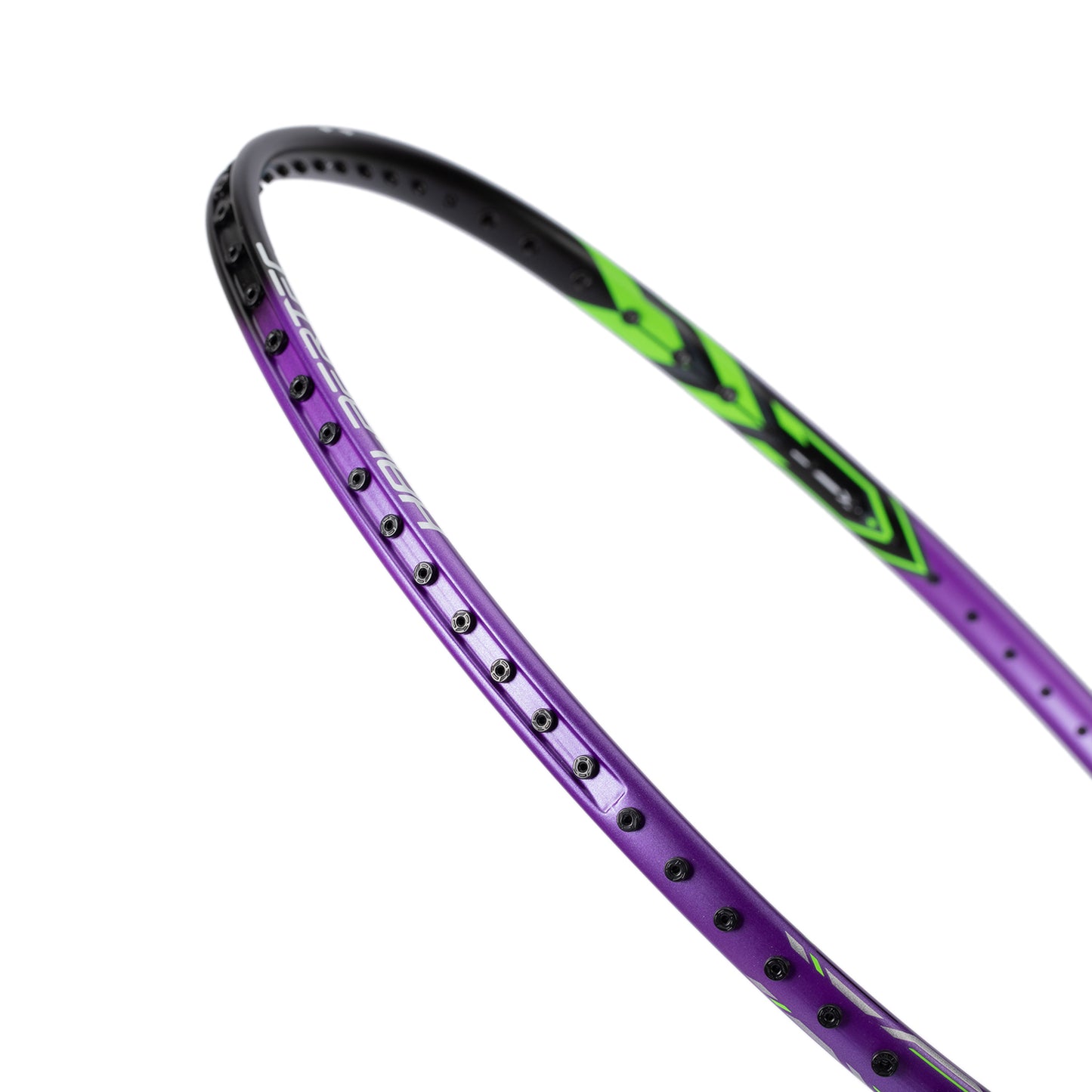 Badmintonschläger HalberTec 1000 (4U) schwarz/lila - bespannt - AYPV021-40