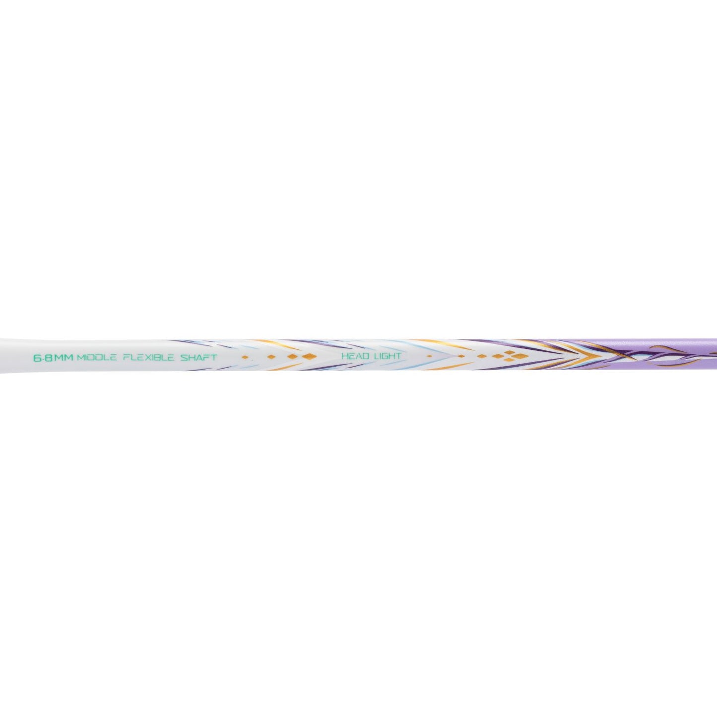 Badmintonschläger BladeX 600 (5U) White - Lilac unbespannt - AYPV015-5