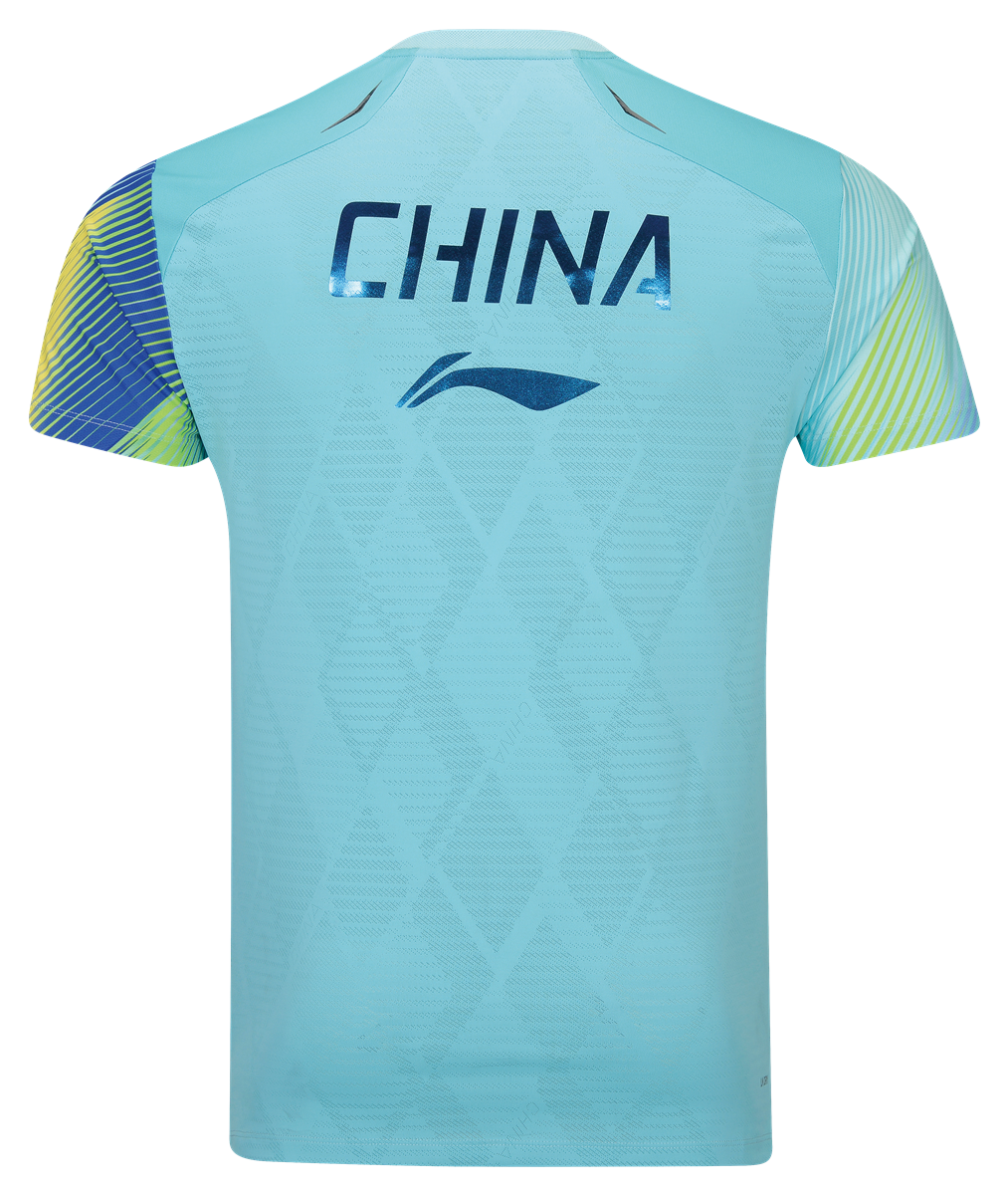 Tischtennis China National-Team Wettkampftrikot 2026 türkis - AAYW137-2