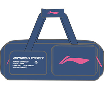 Badminton Square Bag "Motivation" blue - ABLU069-4