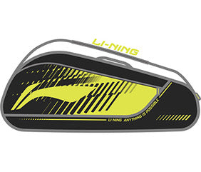 Badminton racket bag 6in1 "Storm" black/yellow - ABLV029-1