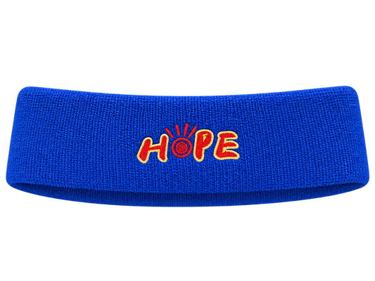 Wang Chuqin 'Hope' Stirnband - blau - AQAU043-2