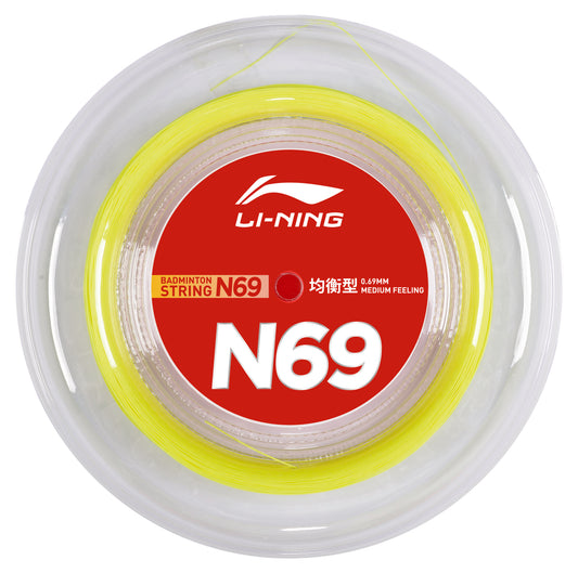 Badmintonsaite N69 Rolle mit 200m - verschiedene Farben - AXJR020