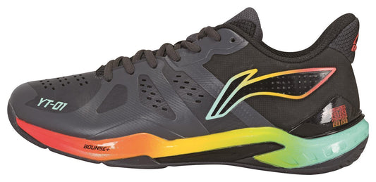 Unisex Badmintonshoe Wolke - black/multicoloured - AYAS028-5