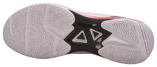 Unisex Badminton Shoe Donner 2 - white/red - AYZU015-2