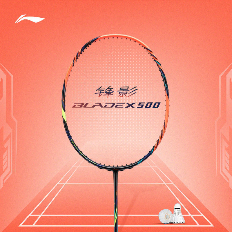 Badmintonschläger BladeX 500 (4U) - orange- unbespannt - AYPV007-4