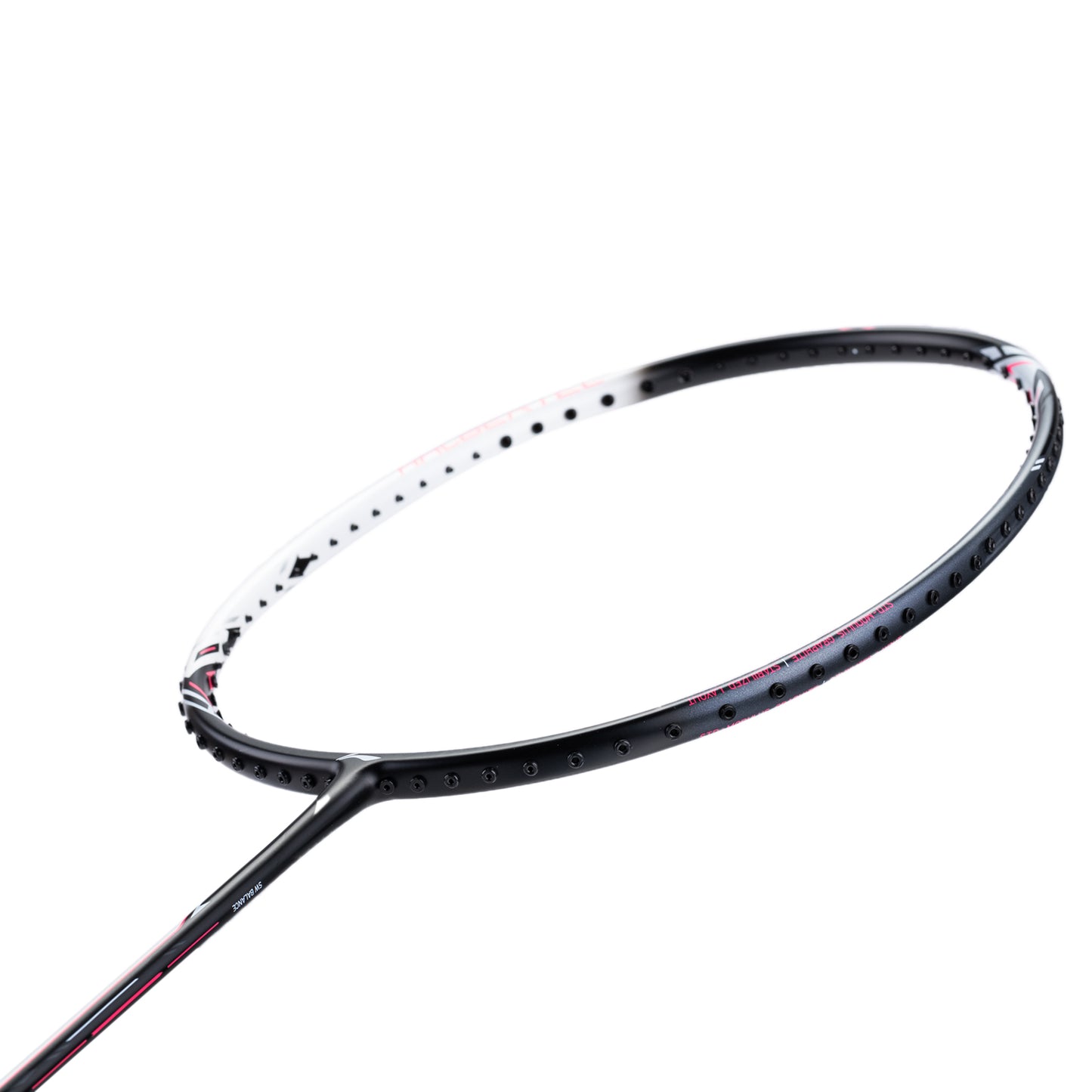 Badmintonracket HalberTec 2000 (4U) white/black - strung - AYPT377-40