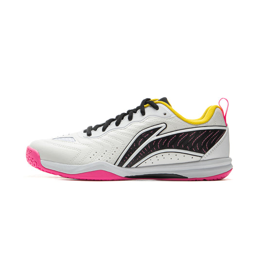 Tischtennis Schuh Hawk Eye 3.0 - weiß/gelb/pink - APPV003-2
