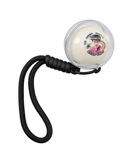 DHS WC Tischtennisball CELLFREE-DUAL mit Wang Chuqin's Portrait - DXAT005-1