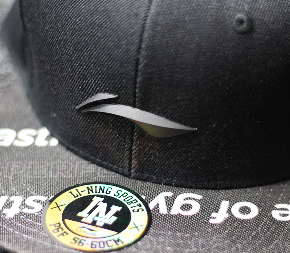 Street Cap "Prince of Gymnastics" Li Ning Logo black - AMYP012-3