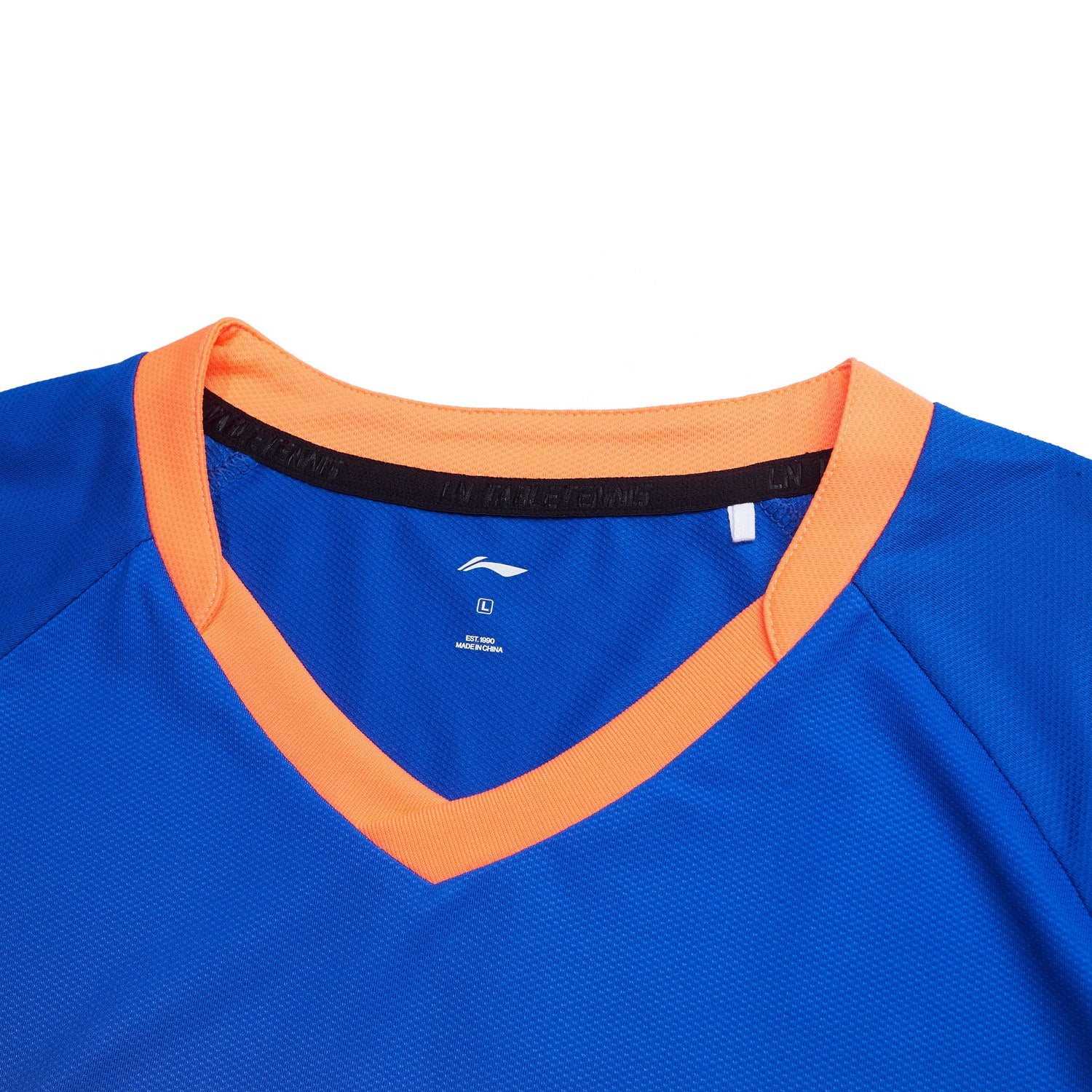 Table Tennis Men's Team Competition Jersey Topspin - orange-blue - AAYT031-2