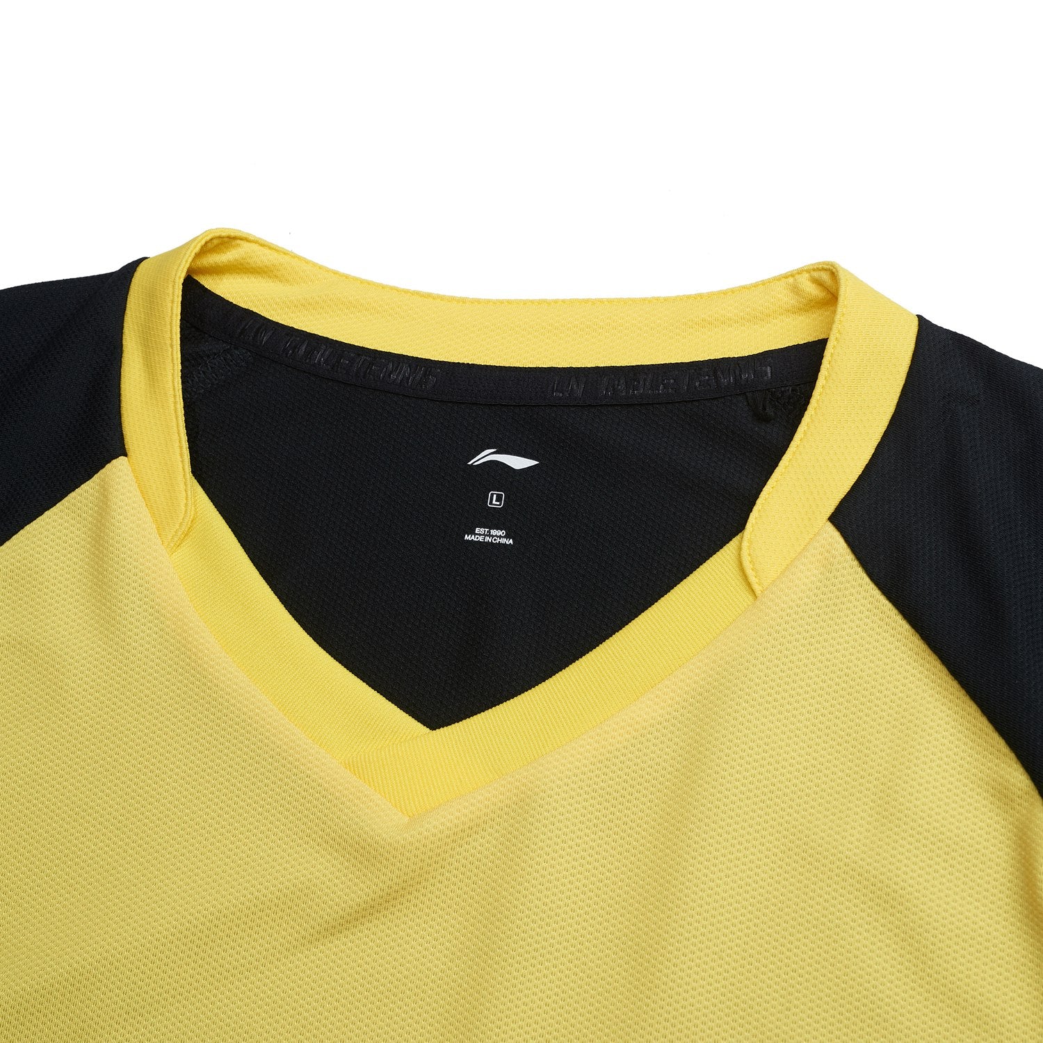 Table Tennis Men's Team Competition Jersey Topspin - black-yellow - AAYT031-5