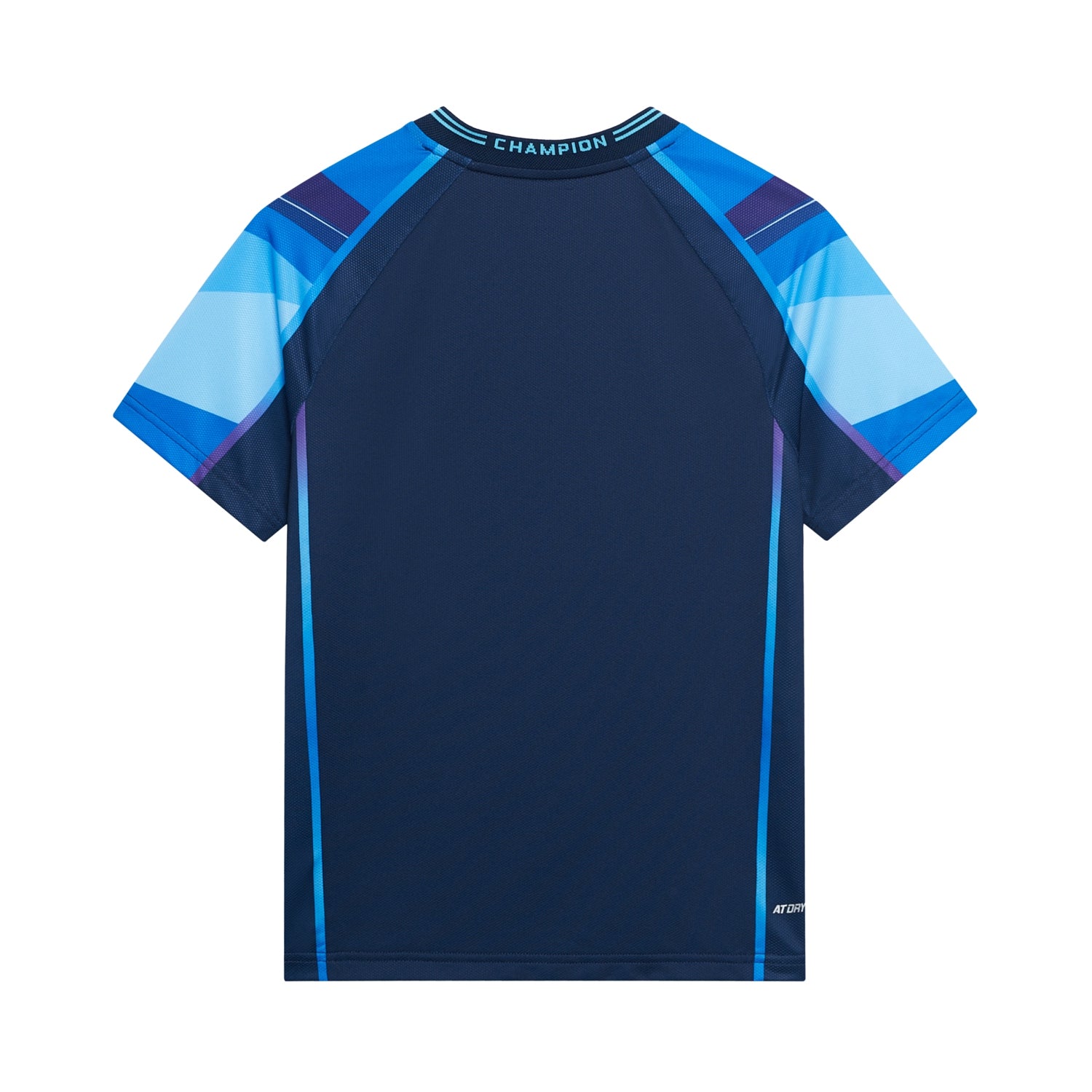 Tischtennis Kinder Nationalteam Wettkampftrikot "Champion" - hellblau-türkis-blau - AAYT034-2