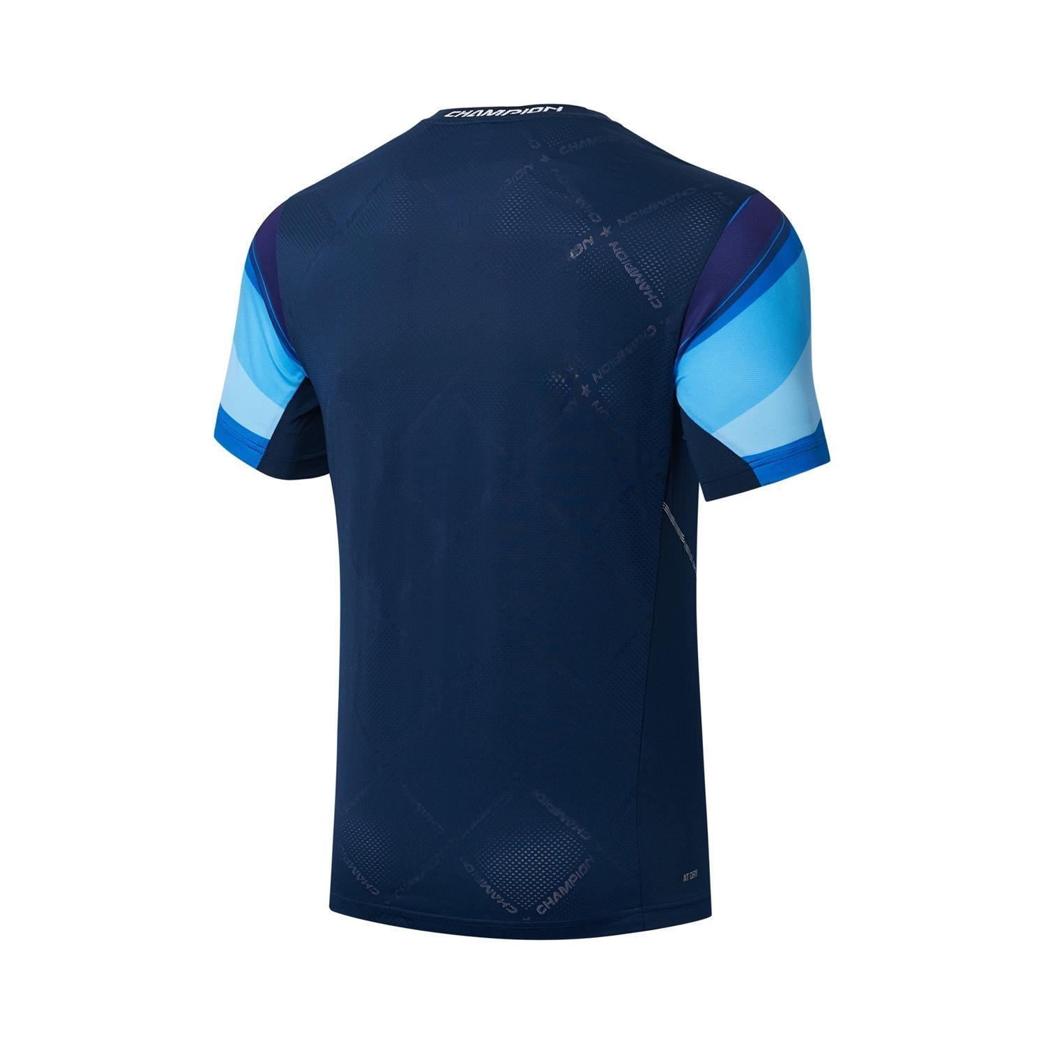 Table Tennis Men's China National Team Competition Jersey "Champion" - light blue - AAYT027-2