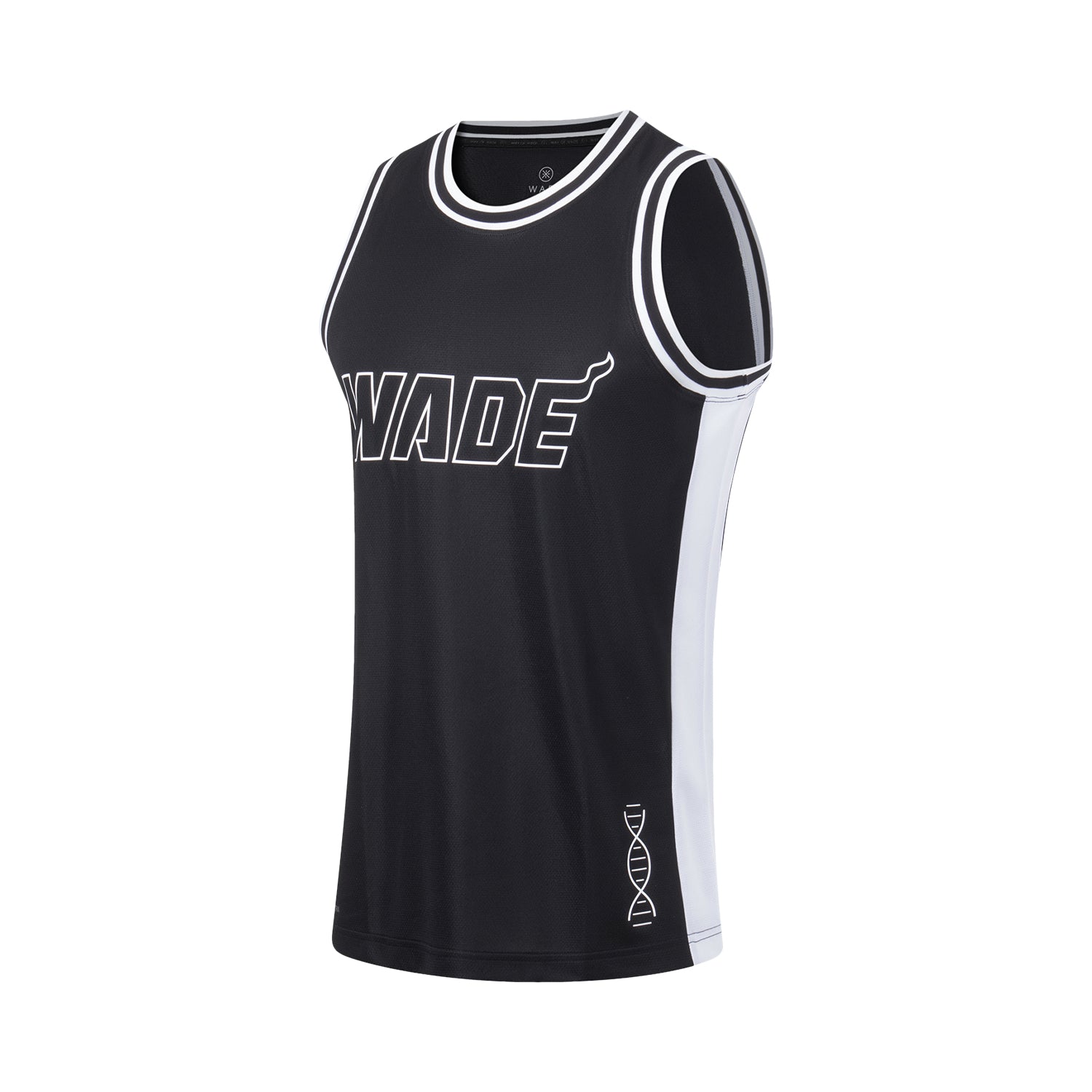 Unisex Basketball Competition Top "Wade Style" black-white - AAYT051-14