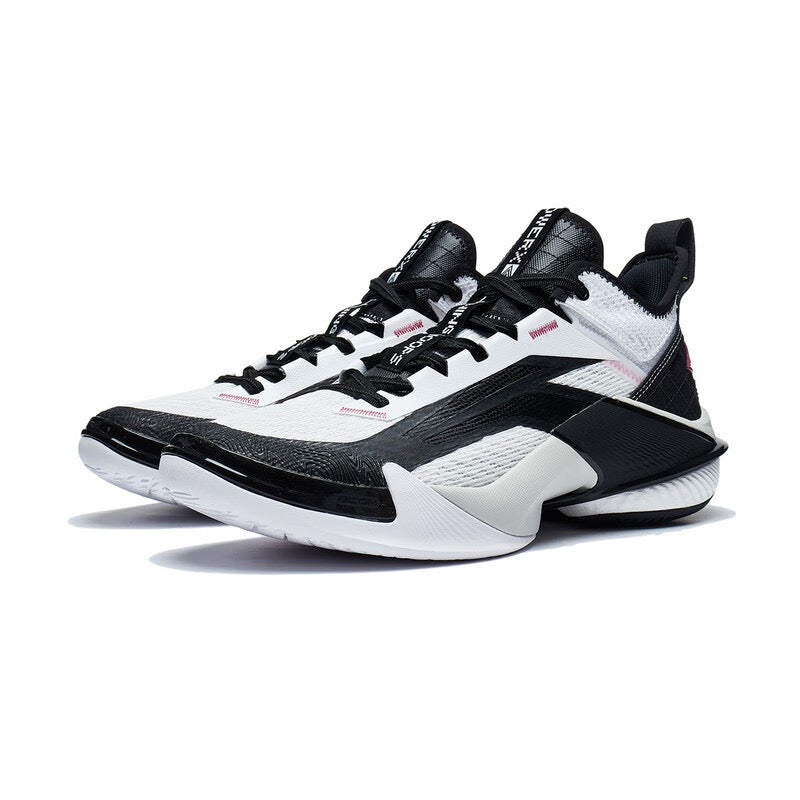 Basketball shoe "Power" 10 Premium - white/black - ABAT089-1