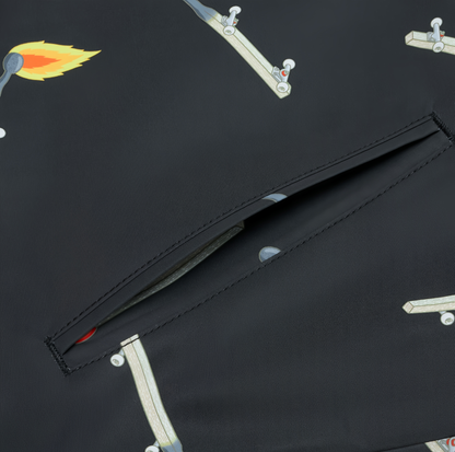 Unisex Skateboard Casual Windbreaker "Skateboards" LTD schwarz - AFDT699-2