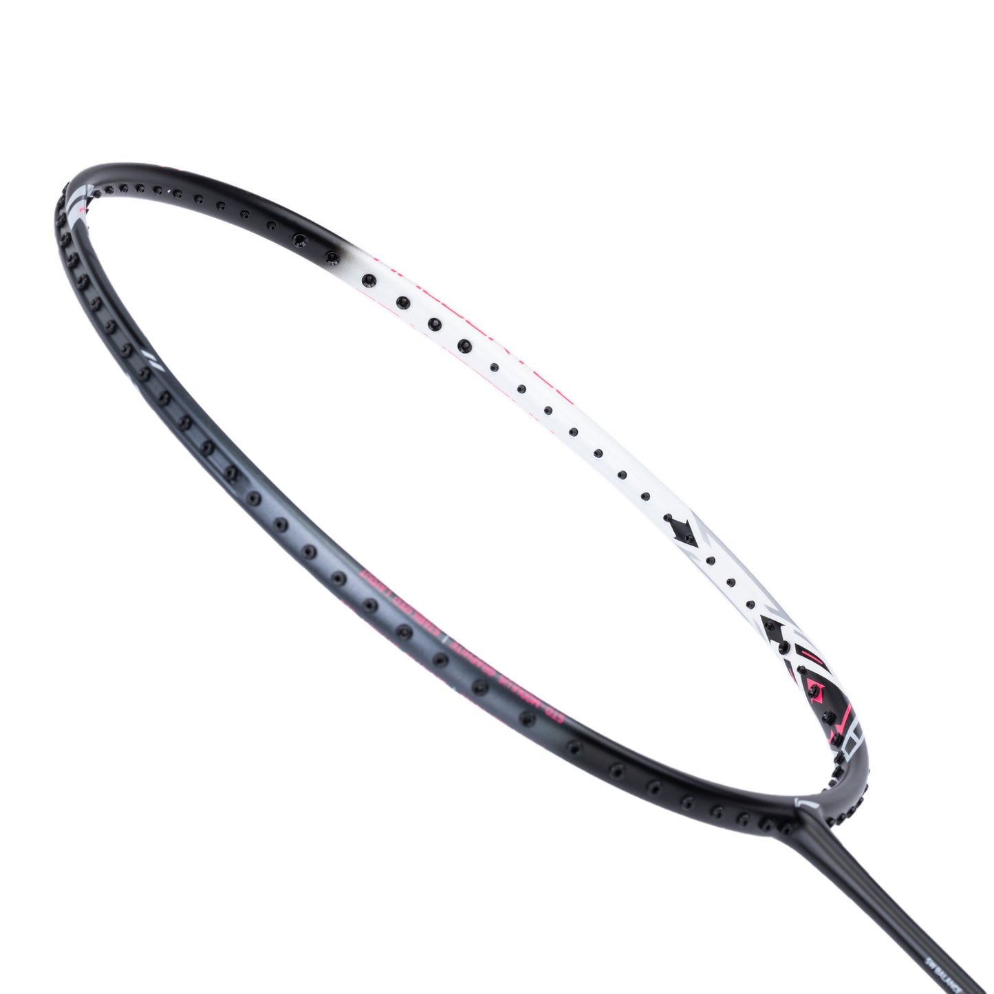 Badmintonracket HalberTec 2000 (4U) white/black - strung  - AYPT377-40