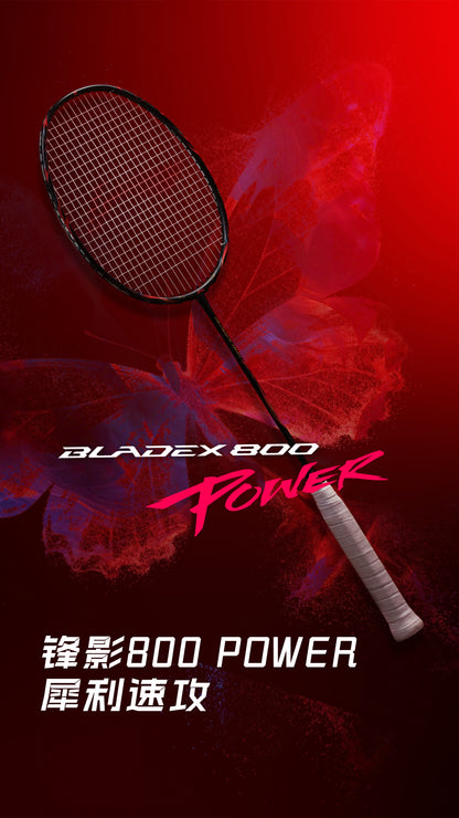 Badmintonschläger BladeX 800 Power (5U) unbespannt - AYPW005-5