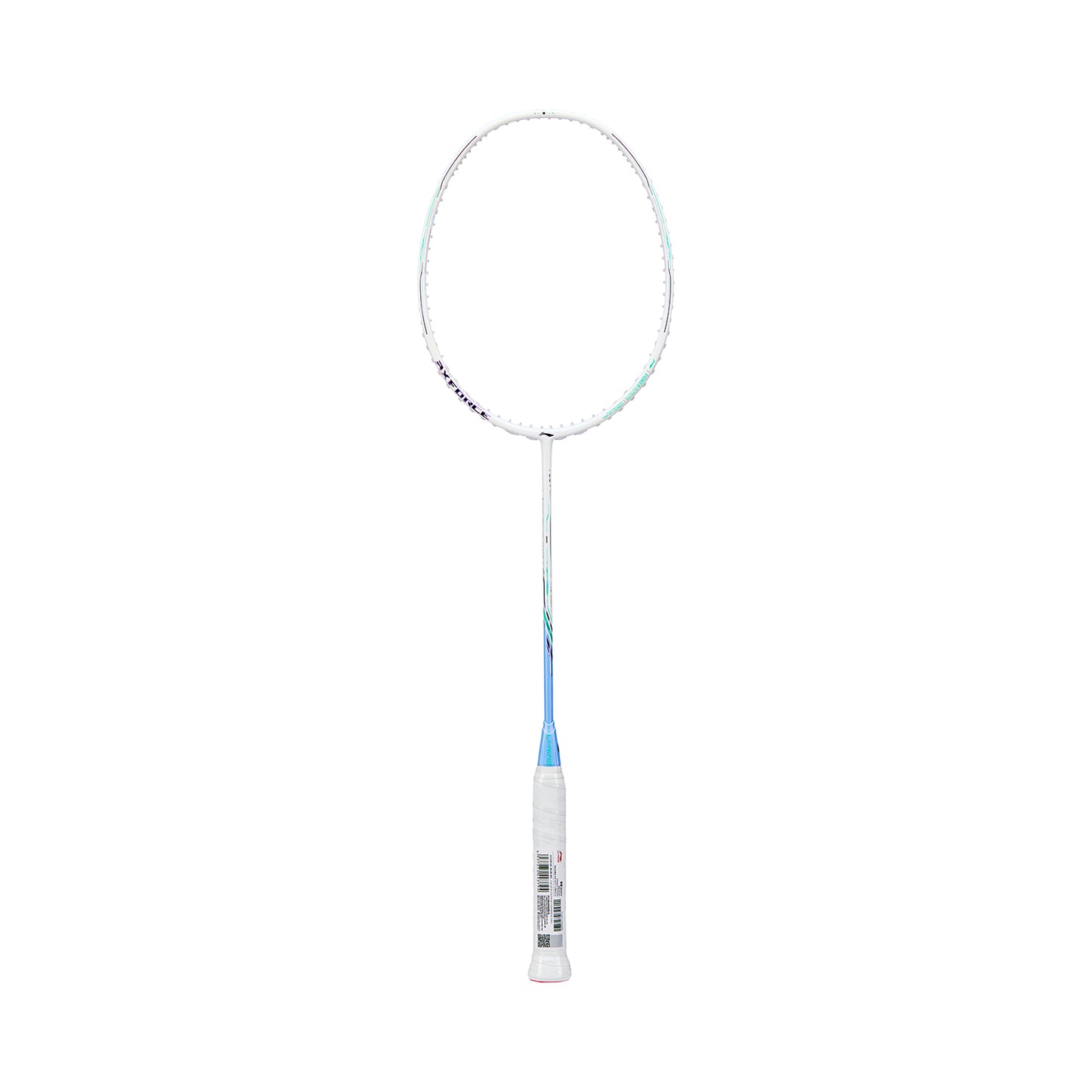 Badmintonschläger AXFORCE 80 (5U) weiß unbespannt - AYPV035-5