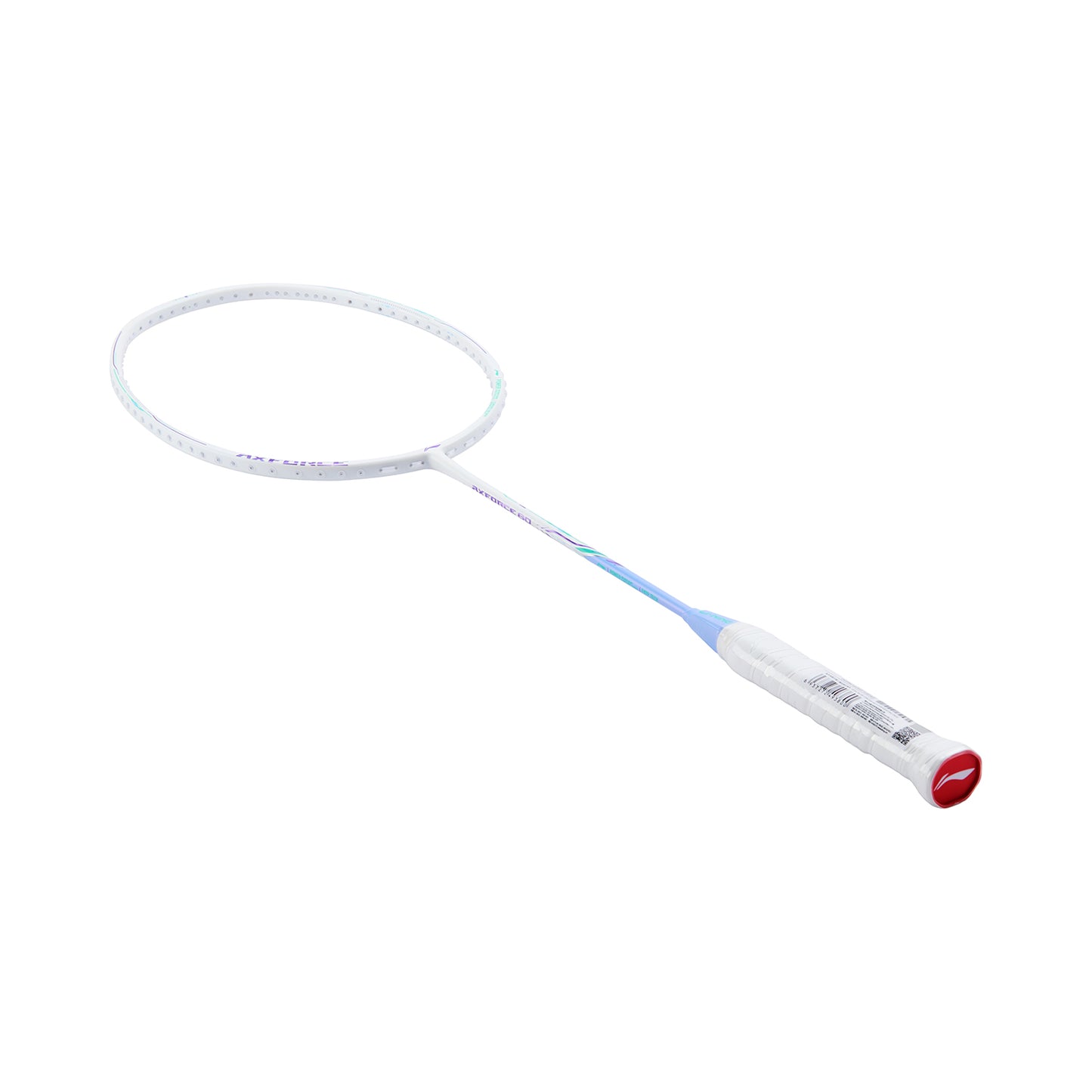 Badmintonschläger AXFORCE 80 (5U) weiß unbespannt - AYPV035-5