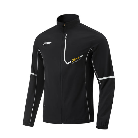 Herren China National Team Trainingsjacke 2025 schwarz - AYYV011-1