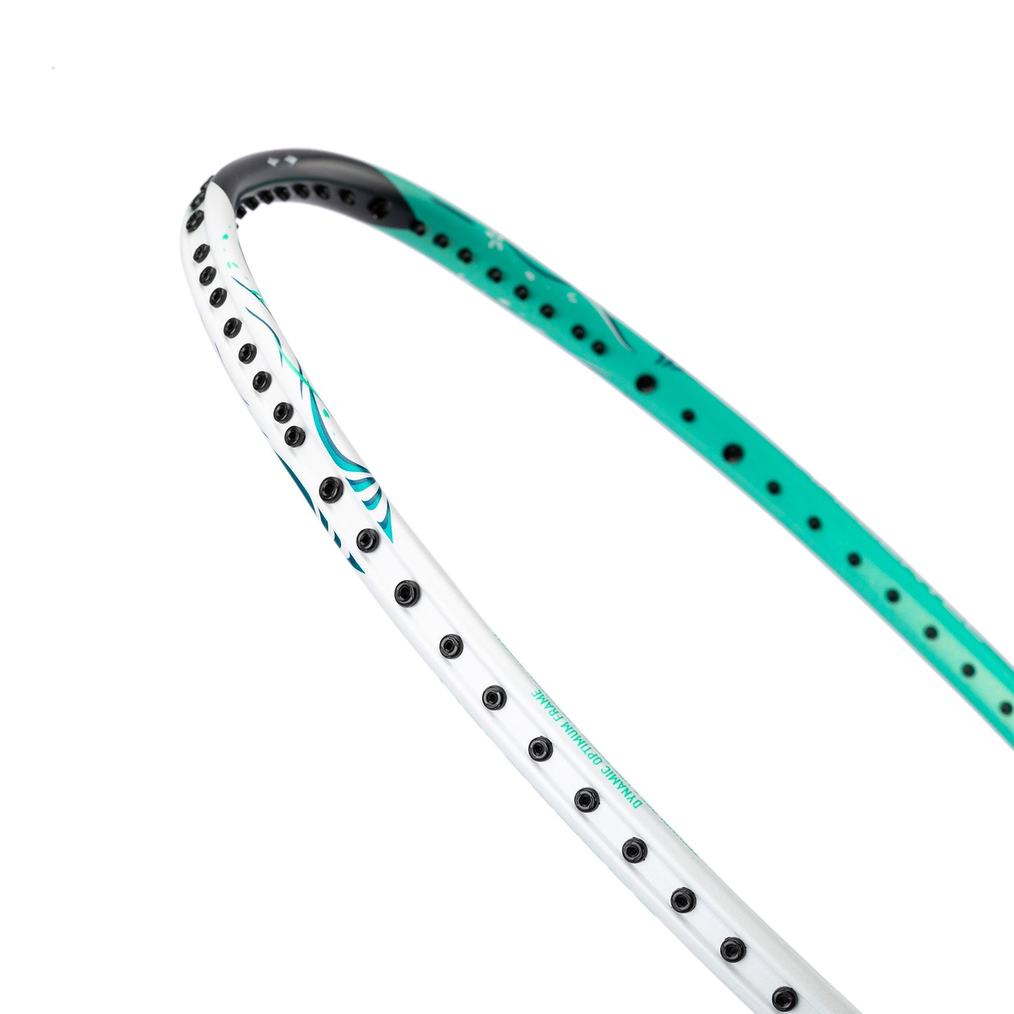 Badmintonschläger HalberTec 6000 (4U) - Weiß/Grün - unbespannt - AYPU007-4