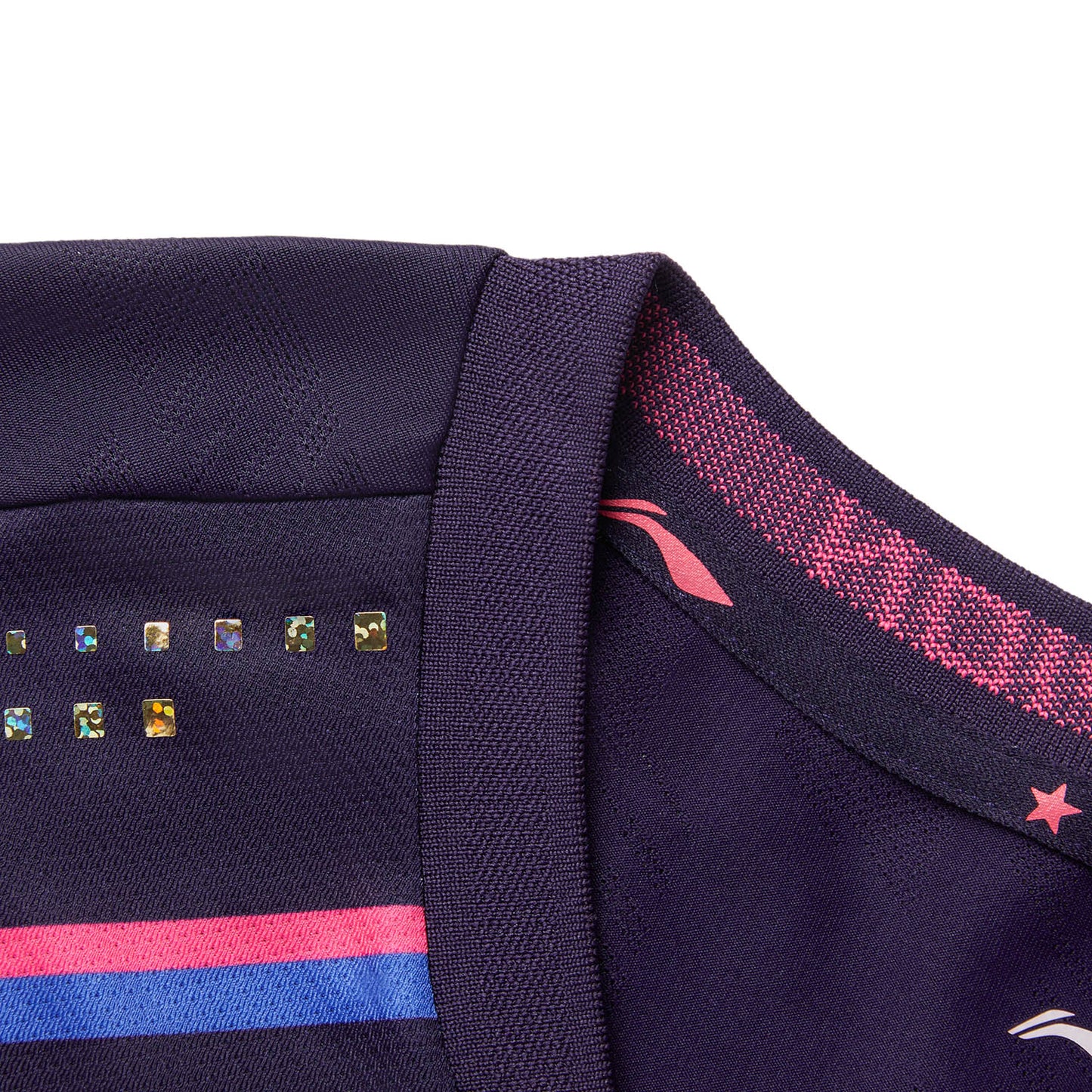 Tischtennis China National-Team Wettkampftrikot 2025 lila - AAYV085-11 with China+Li-Ning Logo