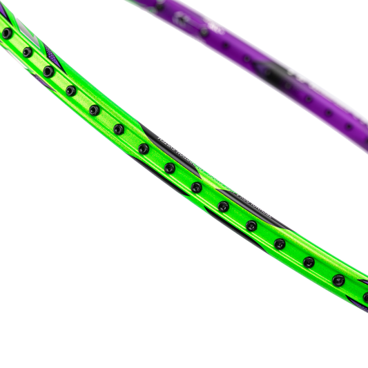 Badmintonschläger HalberTec 9000 (3U) - Grün/Lila - unbespannt  - AYPU021-3