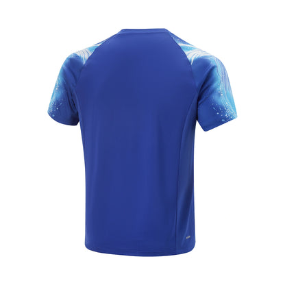 Tischtennis Unisex Star Flow Wettkampftrikot 2025 blau  AAYV069-2