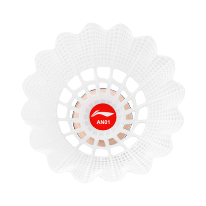 Nylon Federbälle AN01 weiß - AYQQ036