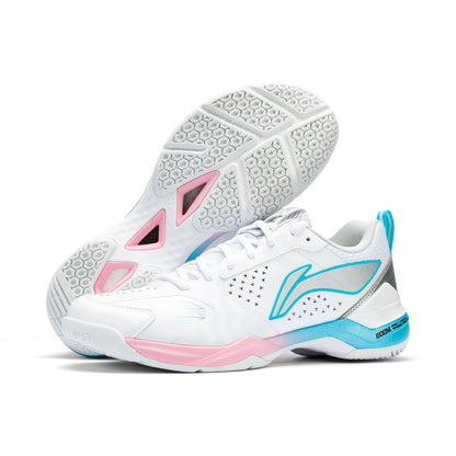 Unisex Badmintonschuh ''Blade II Pro'' - weiß/pink/hellblau - AYZV001-2