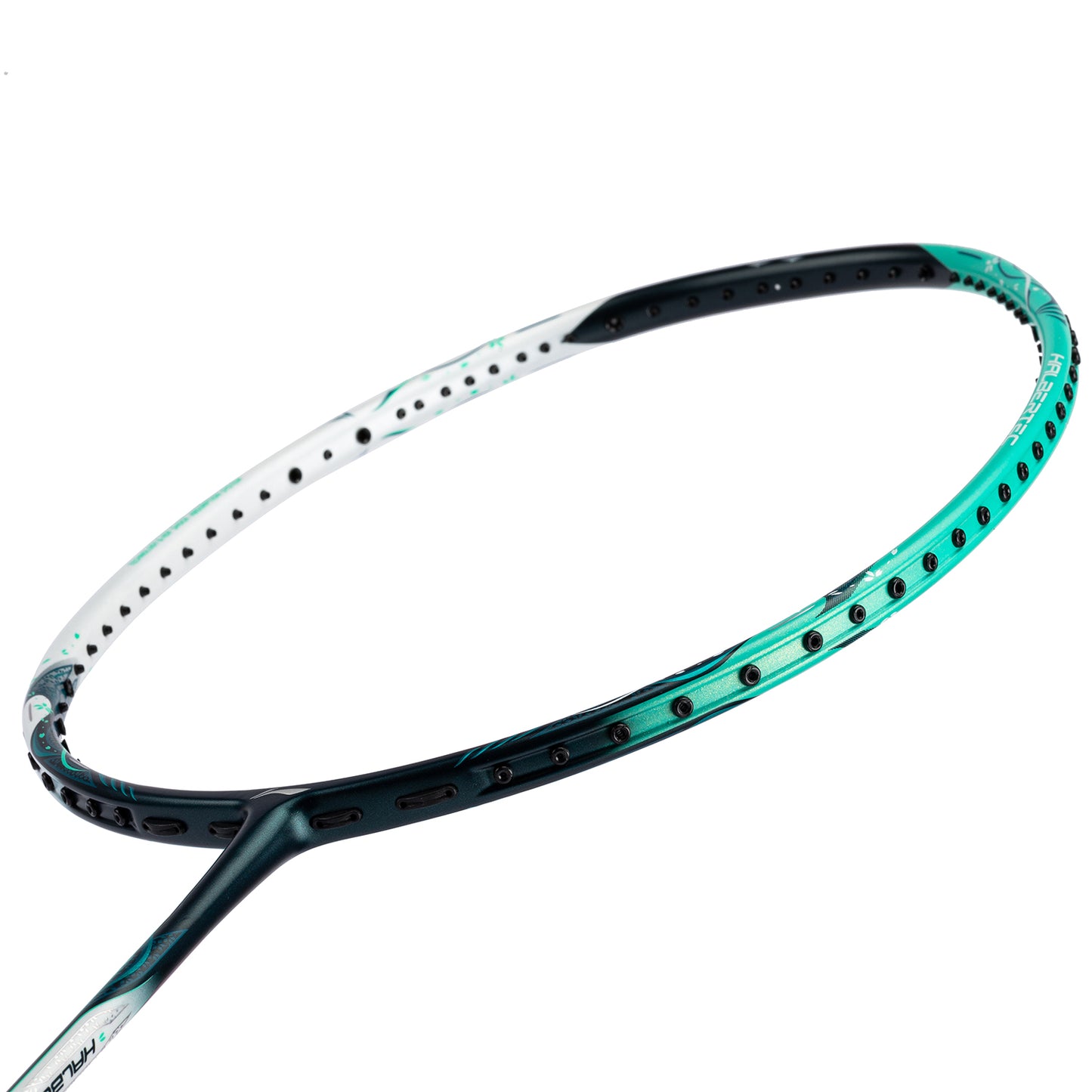 Badmintonschläger HalberTec 6000 (4U) - Weiß/Grün - unbespannt - AYPU007-4