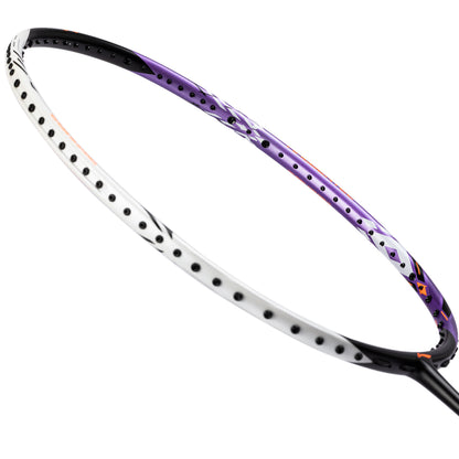 Badmintonracket HalberTec 1000 (5U) black/purple strung  - AYPV021-50
