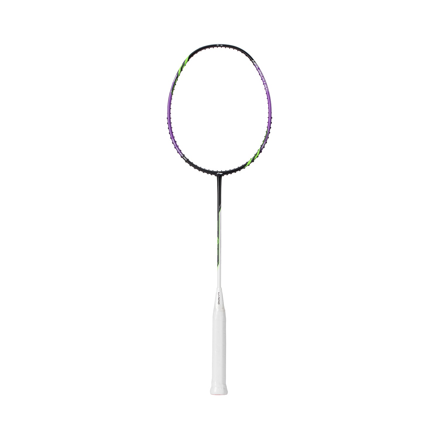 Badmintonschläger HalberTec 1000 (5U) schwarz/lila - bespannt  - AYPV021-50