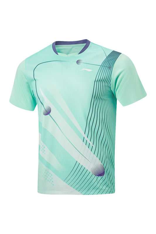 Tischtennis Unisex Zone Wettkampftrikot - türkis - AAYW013-2