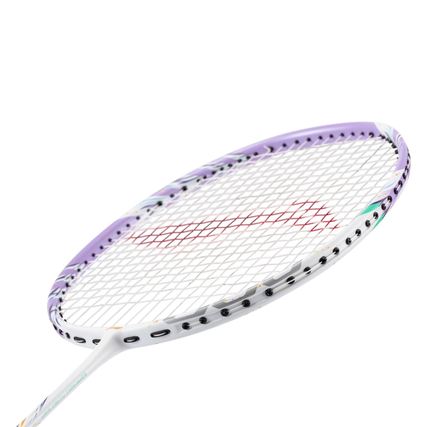Badmintonschläger BladeX 600 (4U) White - Lilac - unbespannt  - AYPV015-4