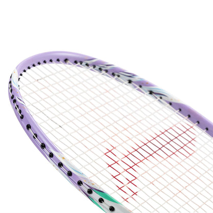 Badmintonschläger BladeX 600 (4U) White - Lilac - unbespannt  - AYPV015-4