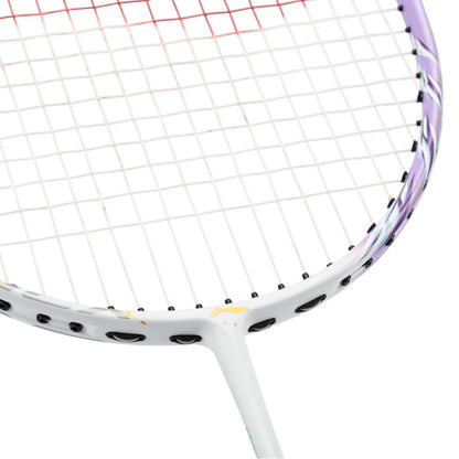 Badmintonschläger BladeX 600 (4U) White - Lilac - unbespannt  - AYPV015-4