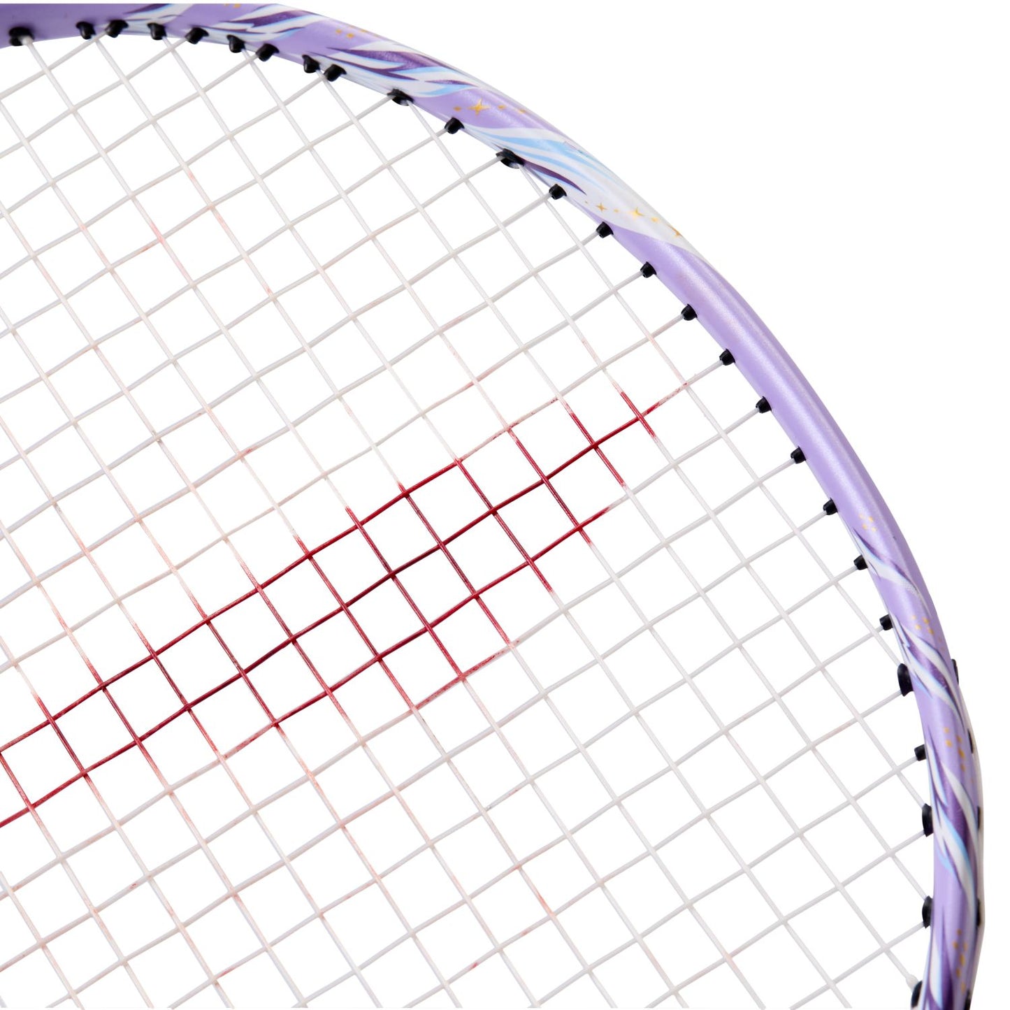 Badmintonschläger BladeX 600 (4U) White - Lilac - unbespannt  - AYPV015-4