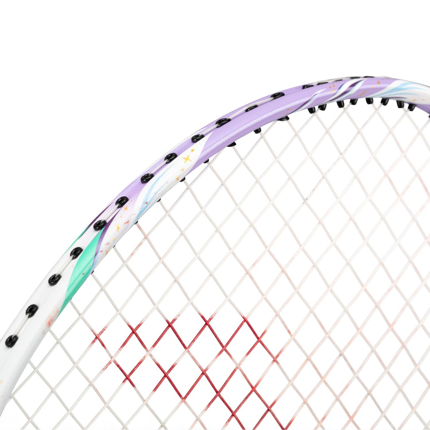 Badmintonschläger BladeX 600 (4U) White - Lilac - unbespannt  - AYPV015-4