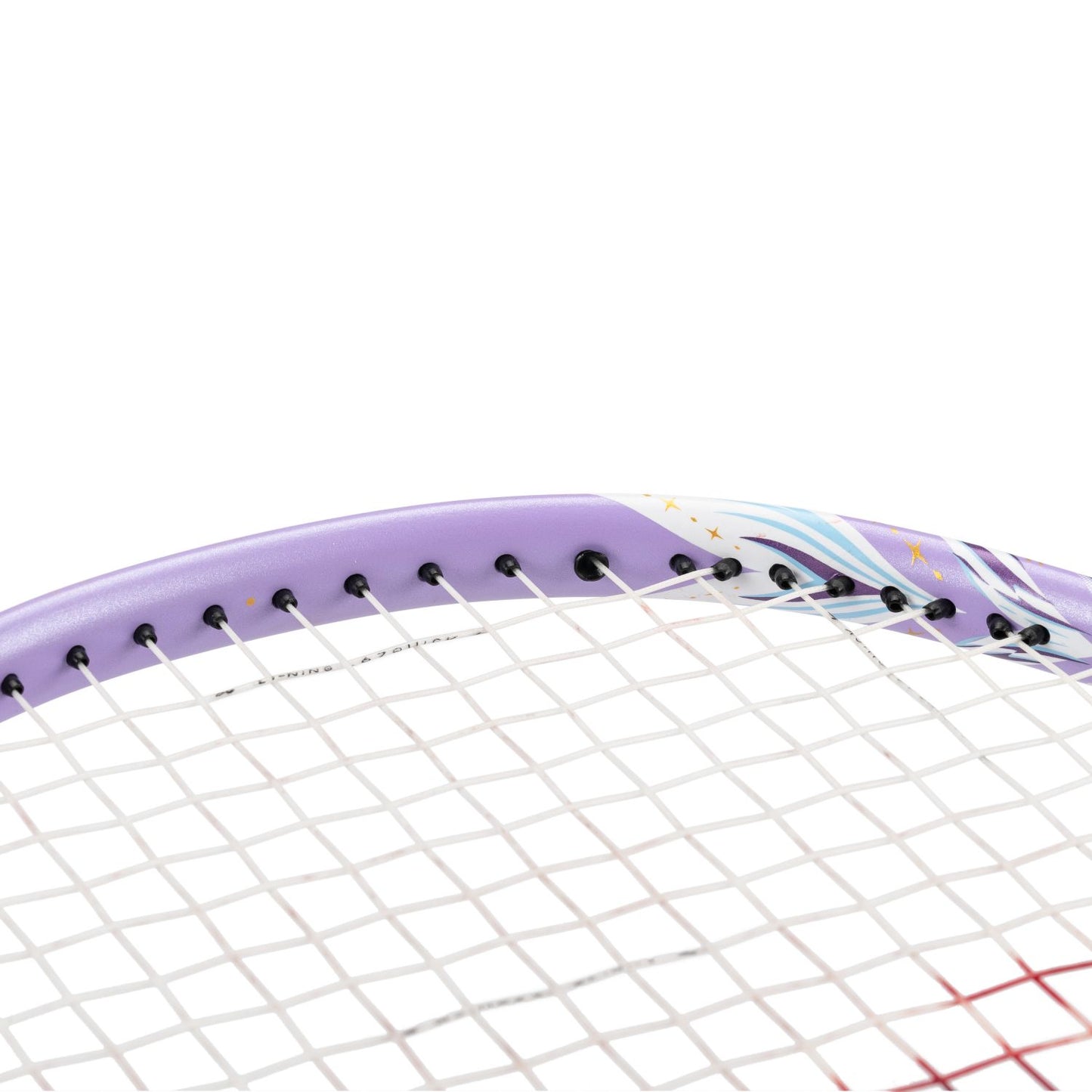 Badmintonschläger BladeX 600 (4U) White - Lilac - unbespannt  - AYPV015-4
