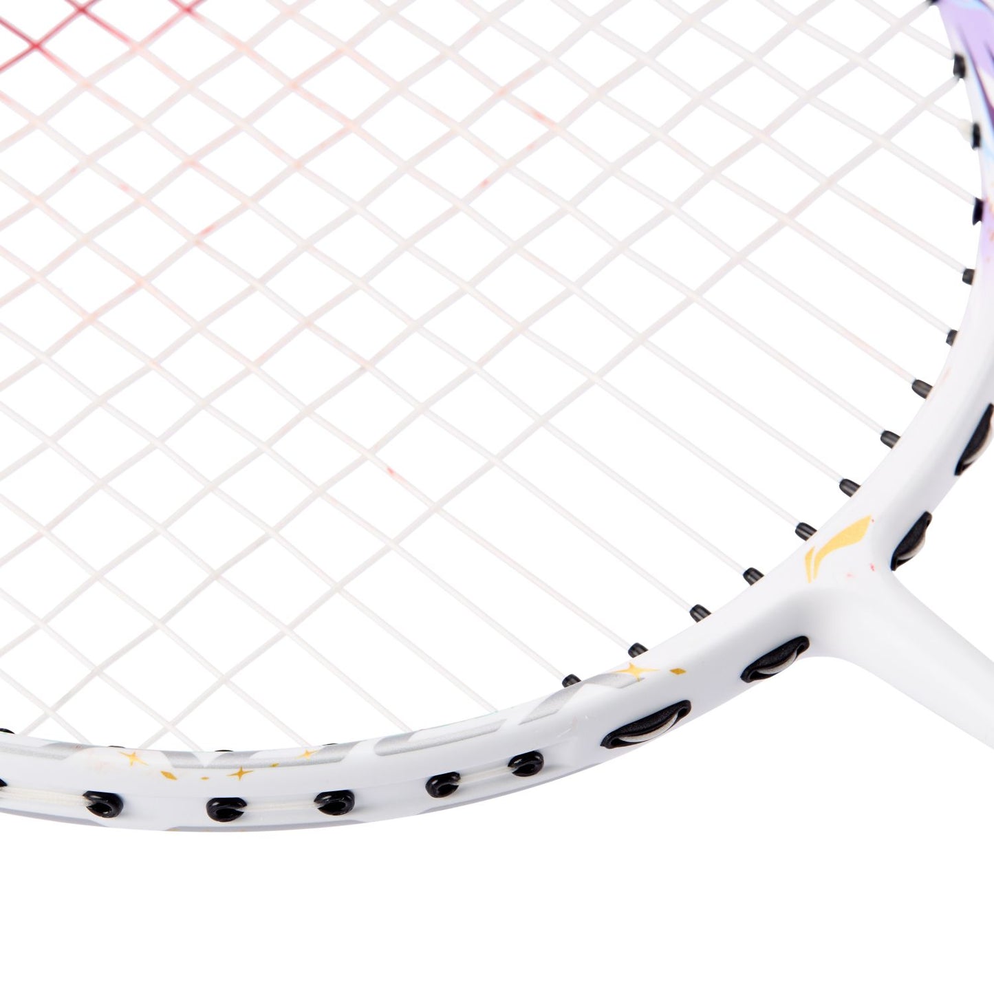 Badmintonschläger BladeX 600 (4U) White - Lilac - unbespannt  - AYPV015-4