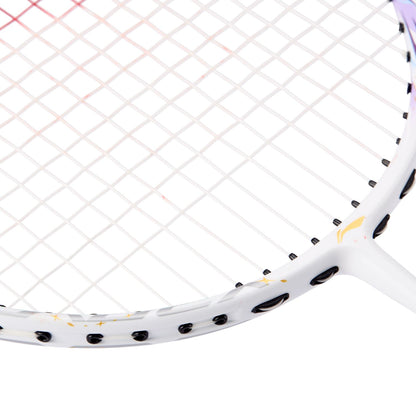 Badmintonschläger BladeX 600 (4U) White - Lilac - unbespannt  - AYPV015-4