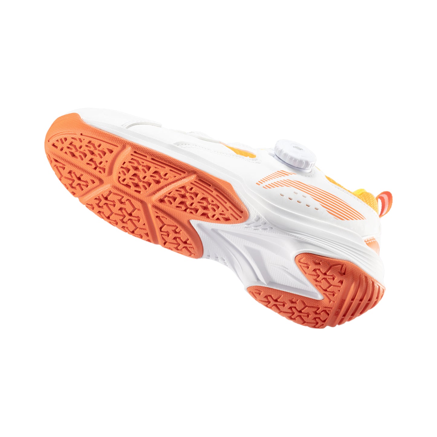 Kinder Badmintonschuh ''Almighty King'' weiß/orange - AYTT040-2