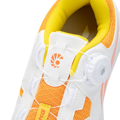 Kinder Badmintonschuh ''Almighty King'' weiß/orange - AYTT040-2