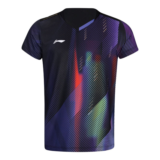 Tischtennis Kinder National-Team 2026 Wettkampftrikot - schwarz - AAYW092-1