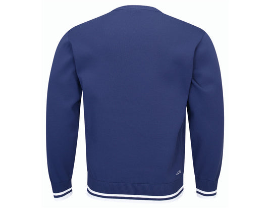 Unisex Pullover Sweater "Elegance" - blau - AMBU295-3