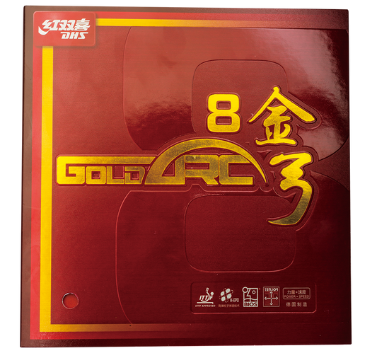 DHS GOLD ARC 8 47,5 (europäische härte) 1,9 schwarz - DXDM009-5